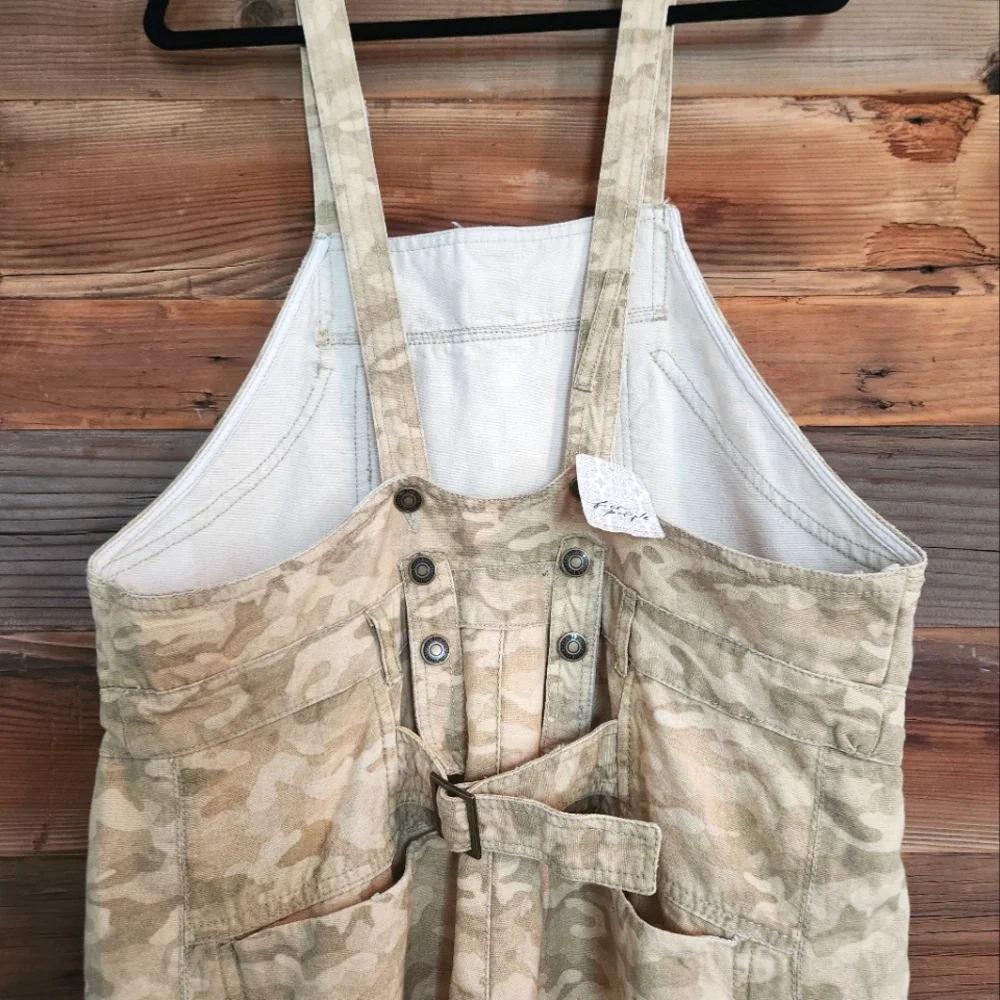 NWT M We The Free - Way It Goes Camo Harem Overalls - Picture 8 of 9